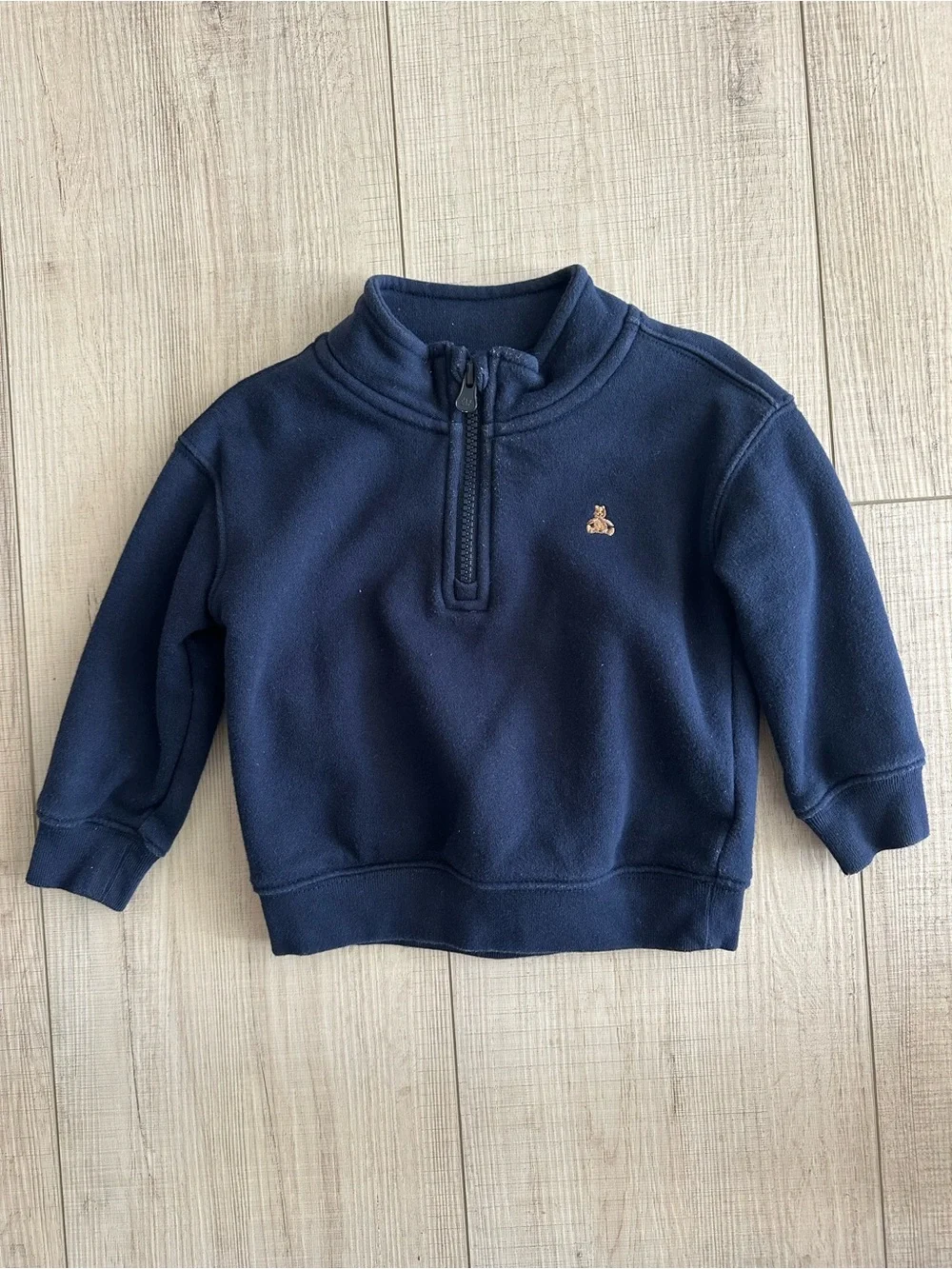 Baby Gap Crew Neck quarter zip up sweatshirt
